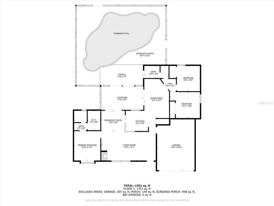 Active With Contract: $309,900 (3 beds, 2 baths, 1271 Square Feet)