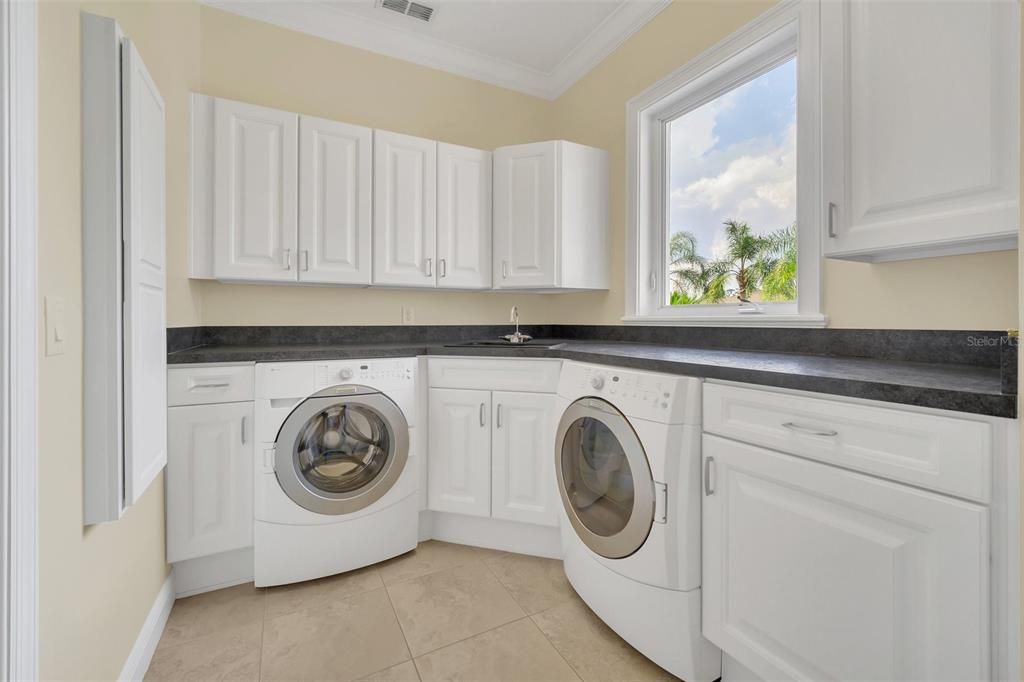 Light and Bright Laundry Room