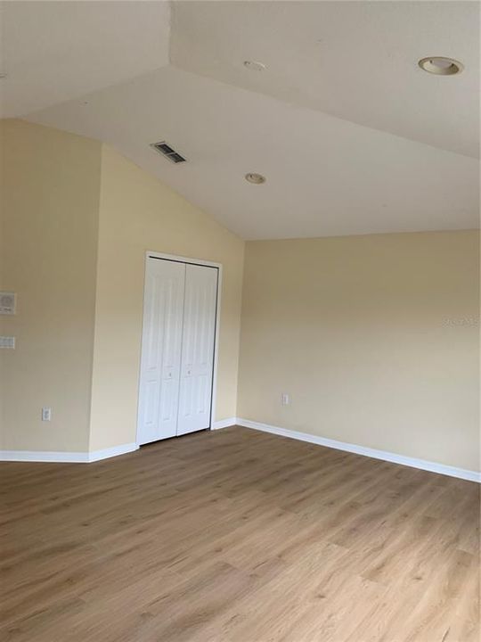 Very large bedroom with closet