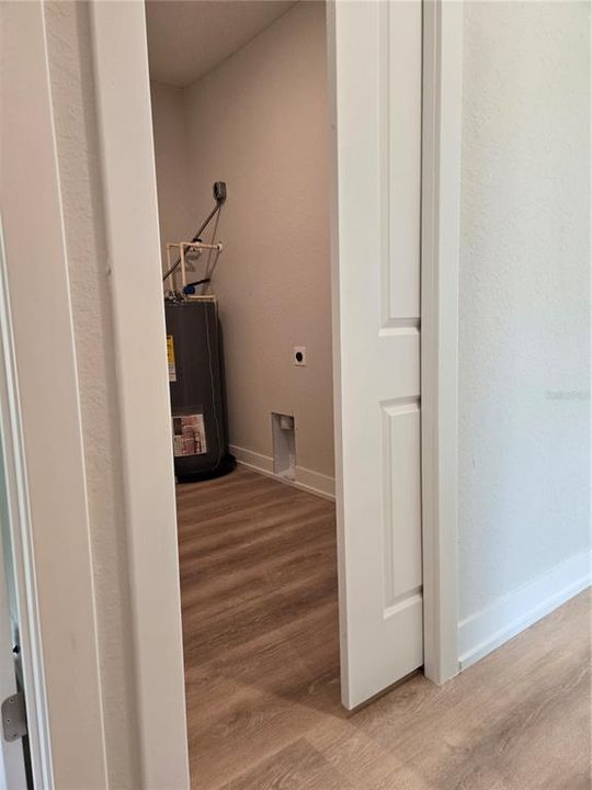 Laundry Room with Pocket Door