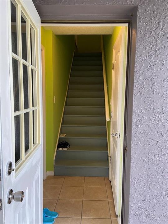 Stairway to the apartment