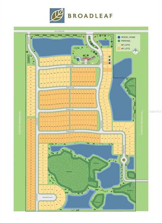 Broadleaf Site Map