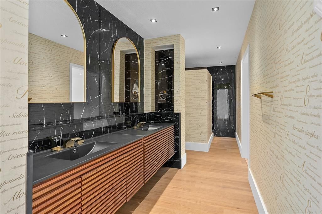 Master Bathroom with Double Sink Vanity, Luxurious Finishes, and Ample Space