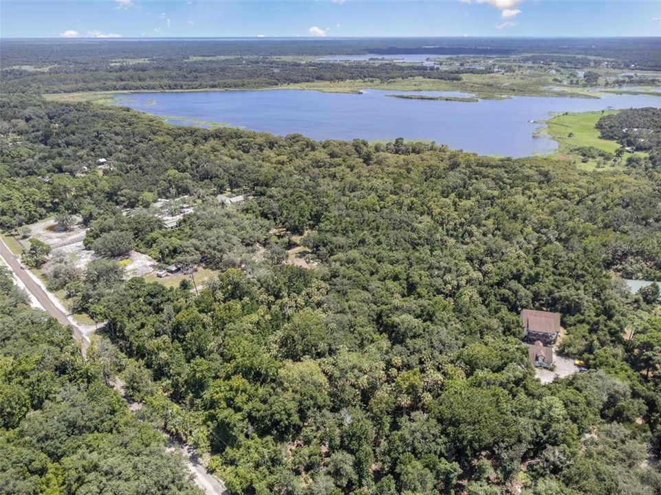 Aerial View with Thorn Hill Lake