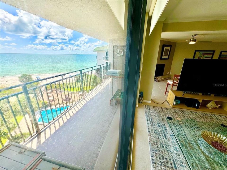 Large balcony for enjoying Florida sunshine!