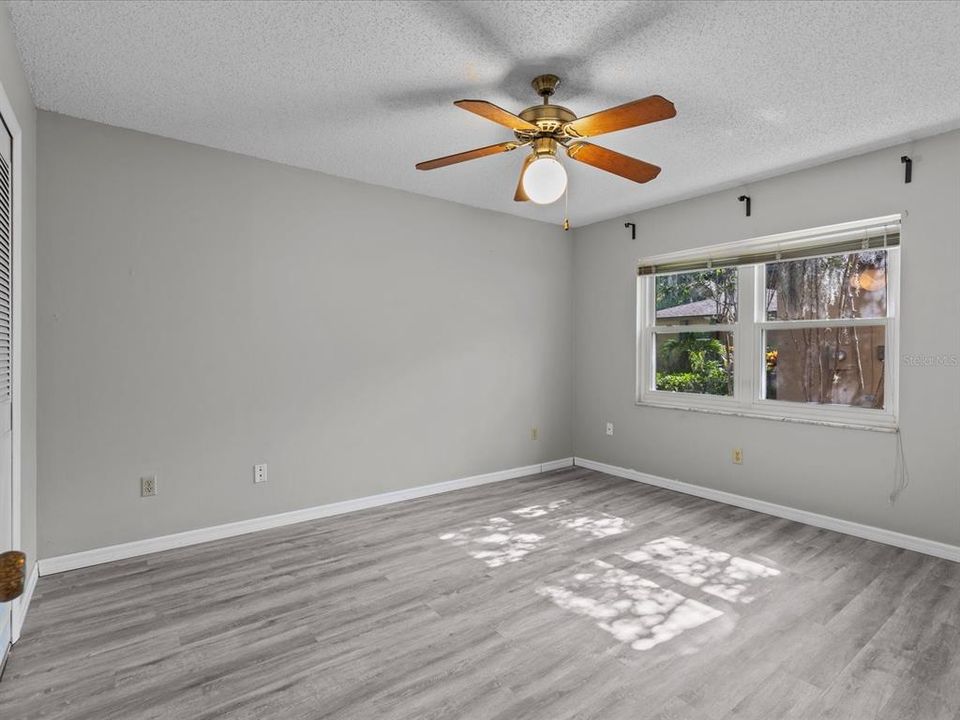 Bedroom 2 with New Laminate Flooring