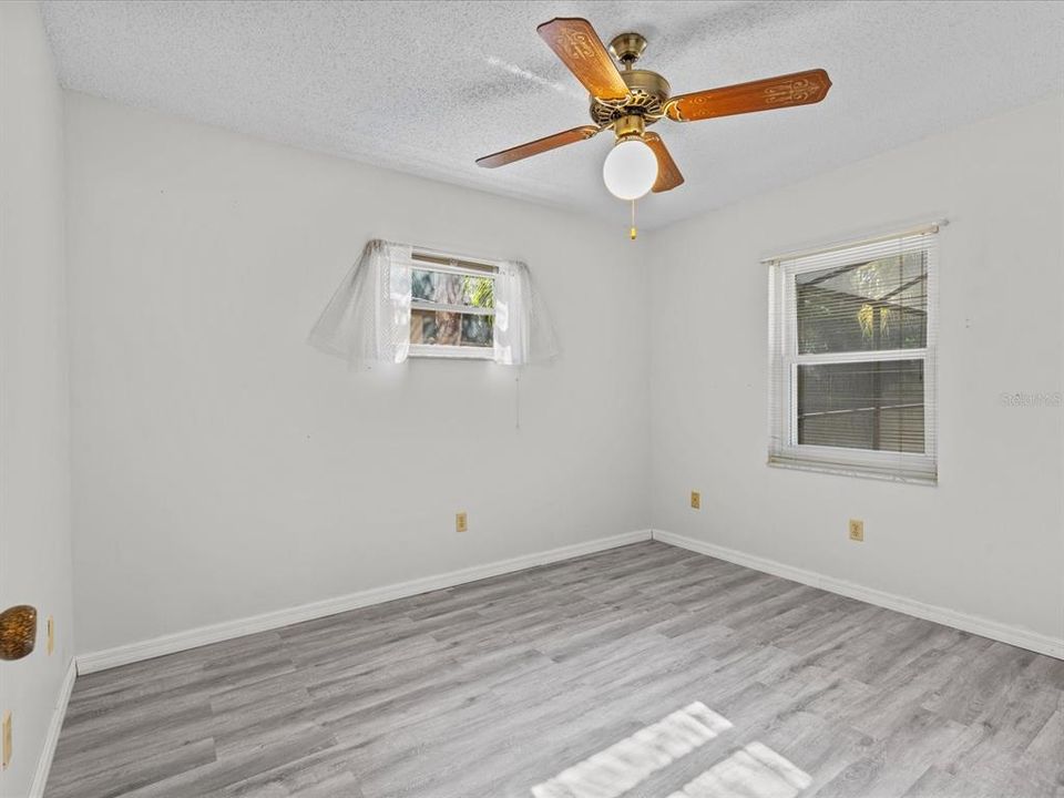 Bedroom 3 with New Laminate Flooring