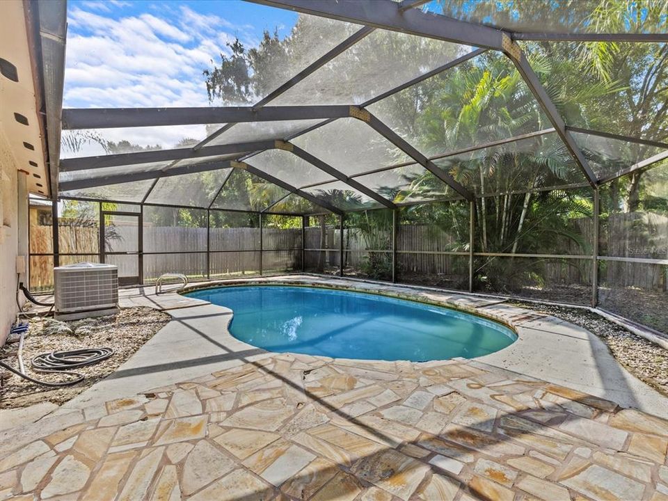 Large Screened In Pool and Patio