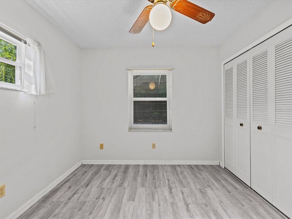 Bedroom 3 with New Laminate Flooring