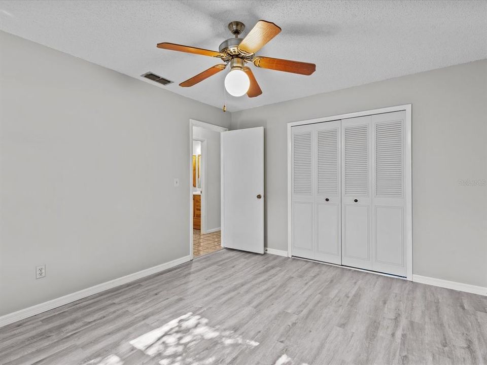 Bedroom 2 with New Laminate Flooring