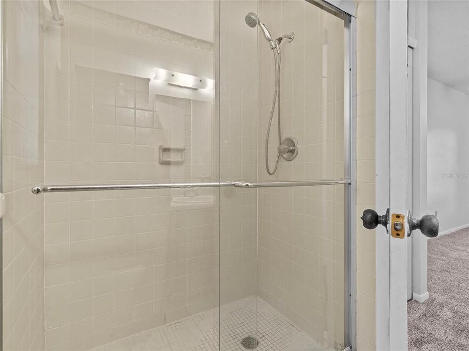 Walk In Shower in Primary Bathroom