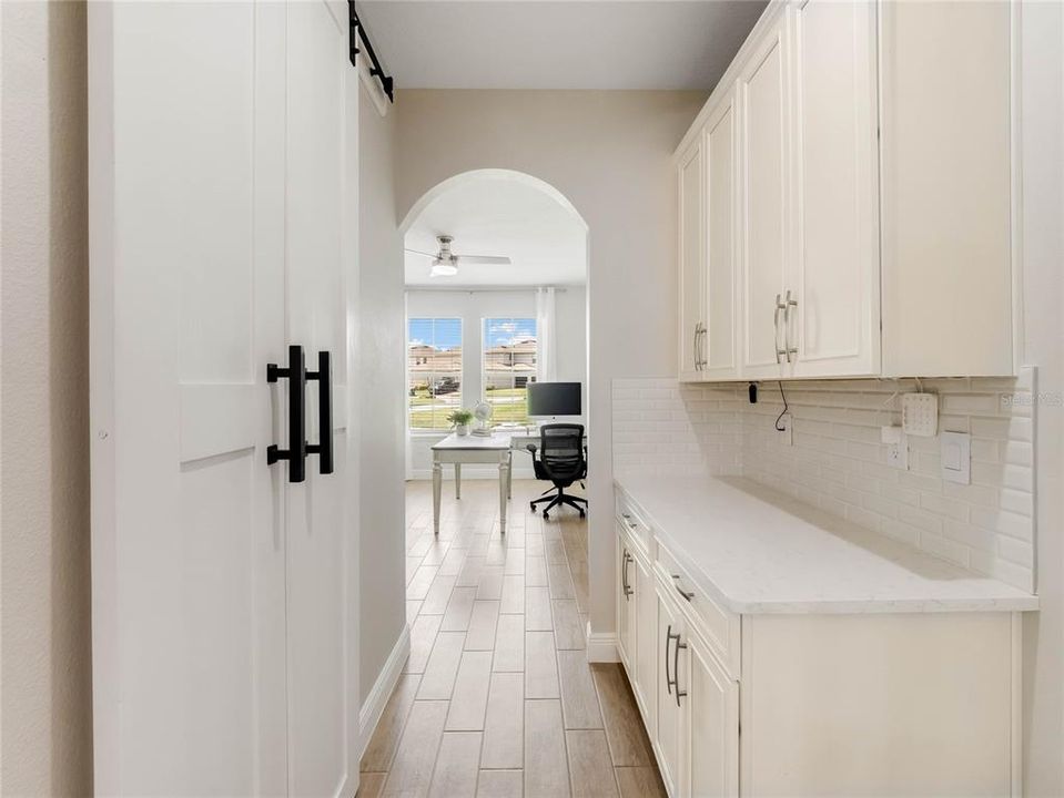 Butler Pantry and Laundry Room