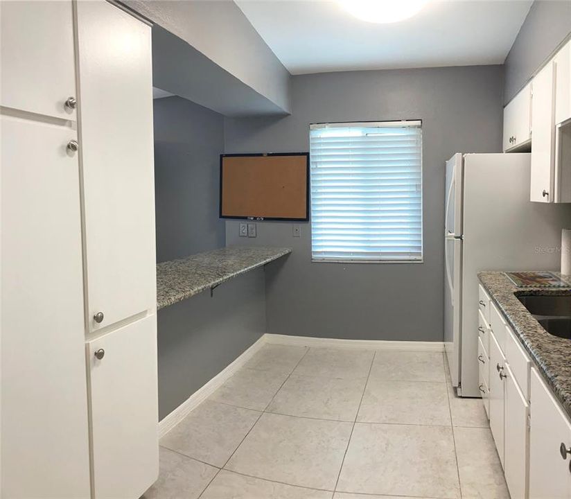 Lots of pantry storage, and good natural window light.