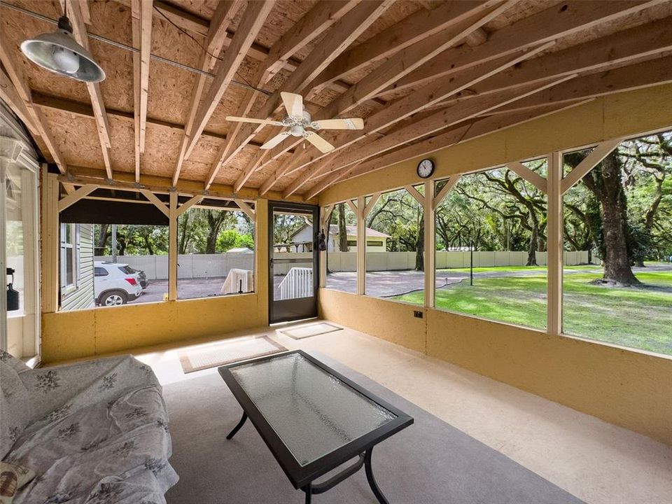 Large Screened Front Porch