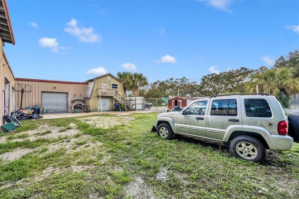 Rear Fenced Parking