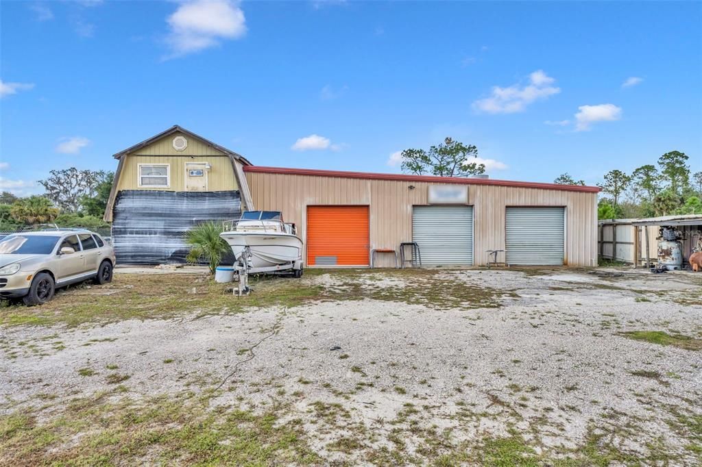 Front Fenced Parking Lot