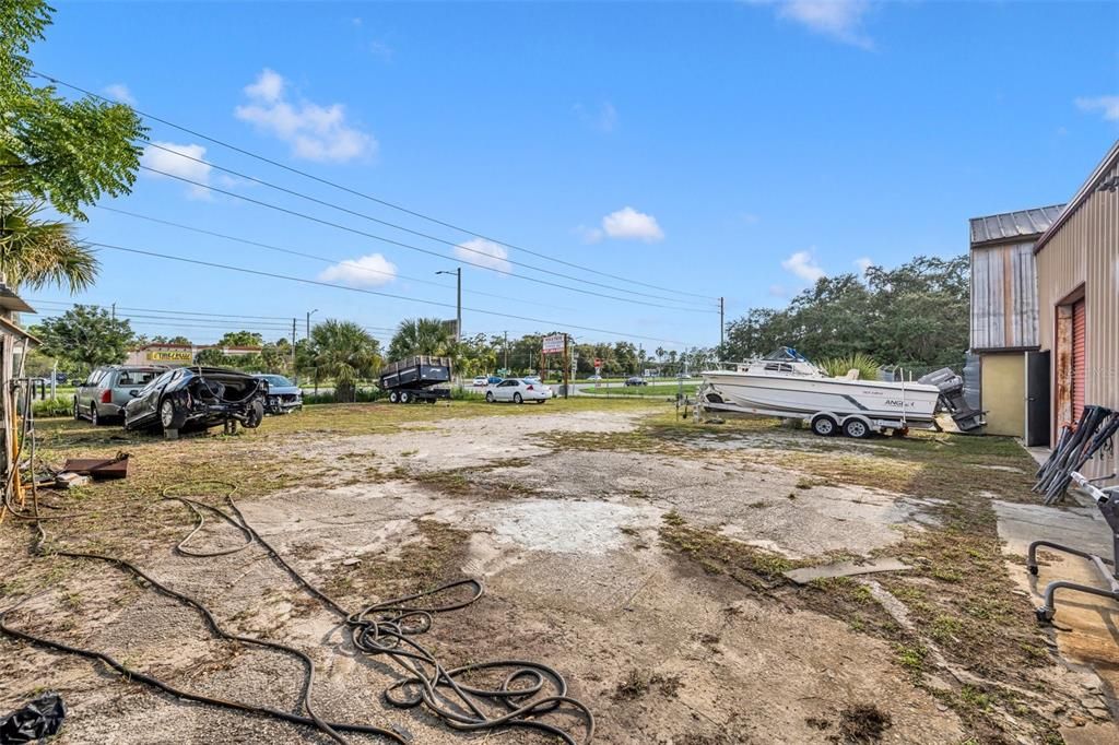 Front Fenced Parking Lot