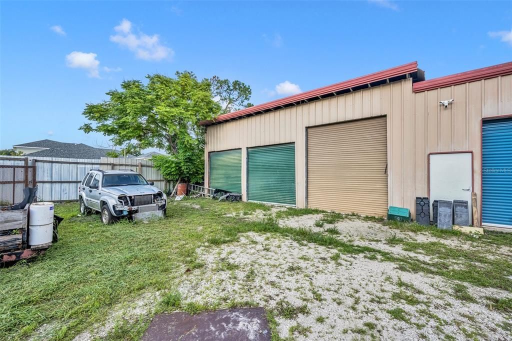 Rear Fenced Parking