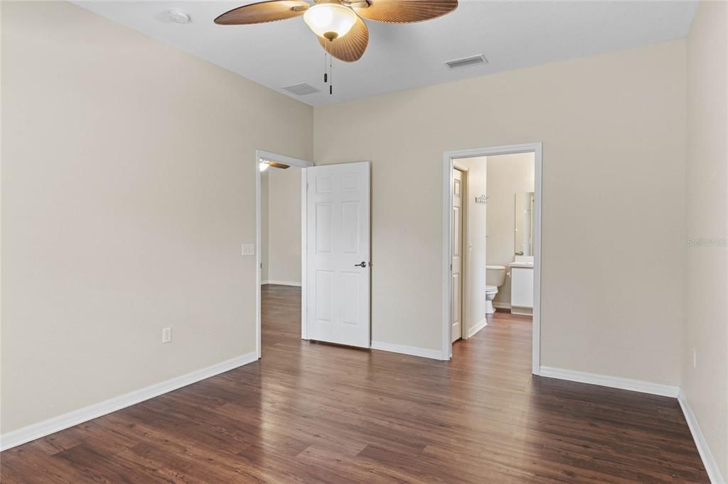 Primary Bedroom boasts two walk in closets