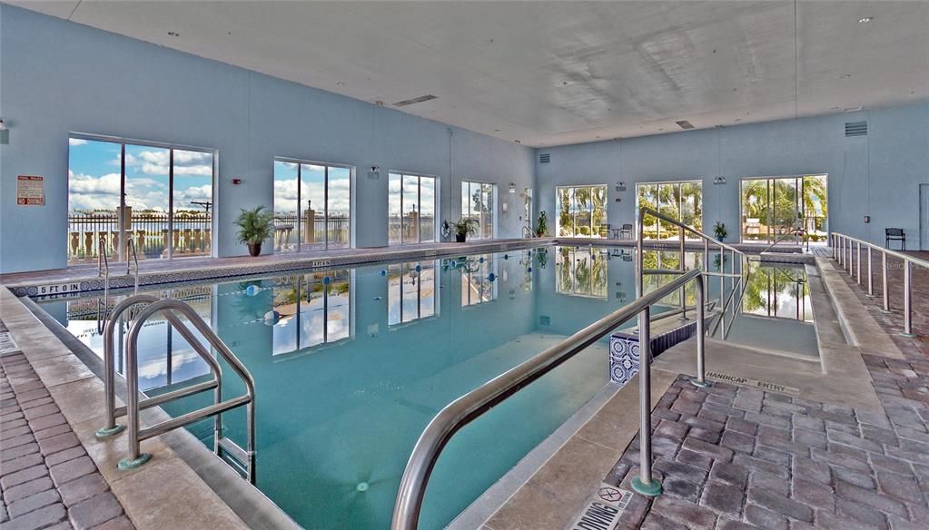 Indoor Heated Pool is handicapped accessible