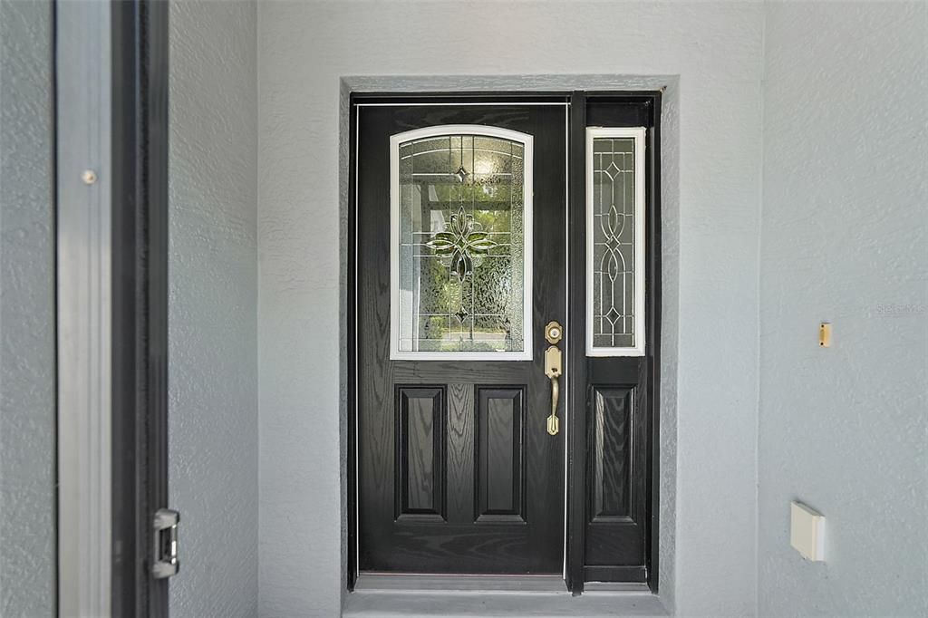 Beautiful Lead Glass Door