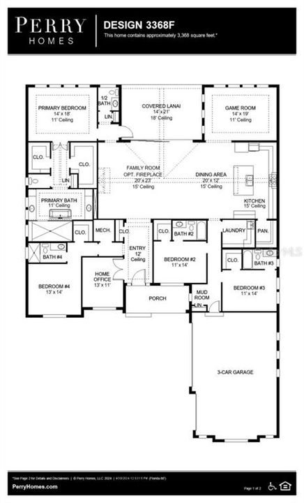 На продажу: $899,900 (4 спален, 5 ванн, 3368 Квадратных фут)