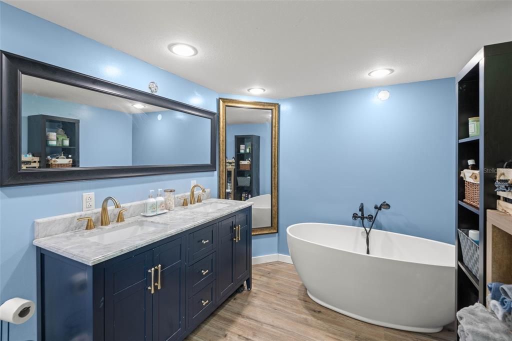 Recently remodeled Master bathroom