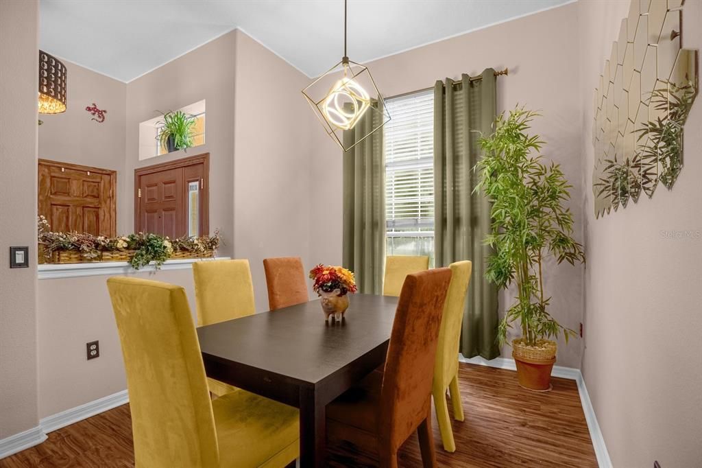 Formal dining area