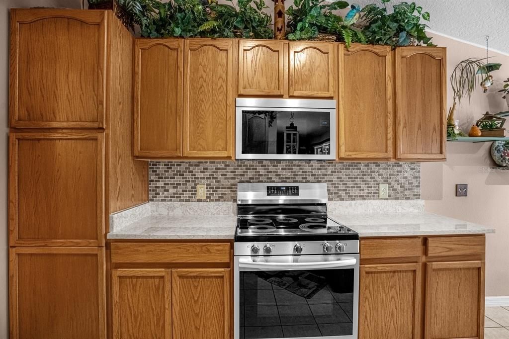 Kitchen comes with Stainless Steel Appliances