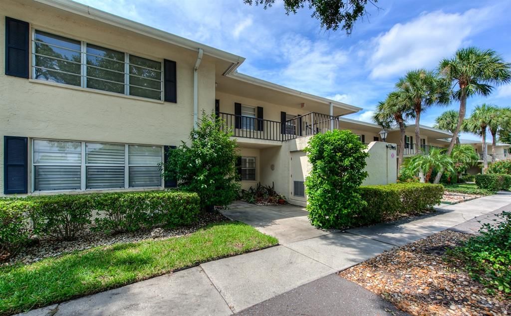 A shared storage closet downstairs is a great place to store your beach and pool toys. The hurricane shutters are also found here. Abundant guest parking is available.