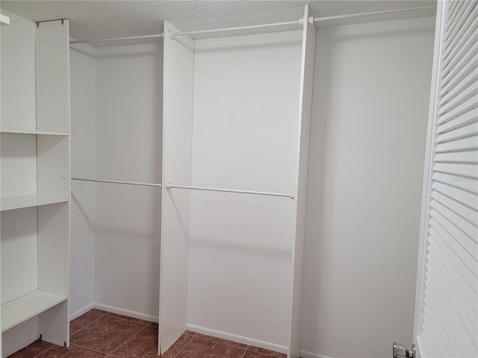 Primary Bathroom Walk-in closet