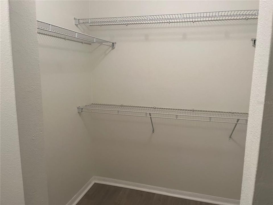 Closet in the bathroom