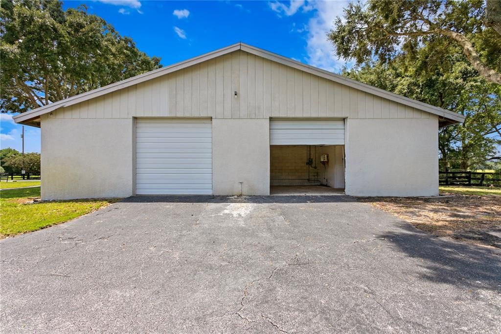 Double garage