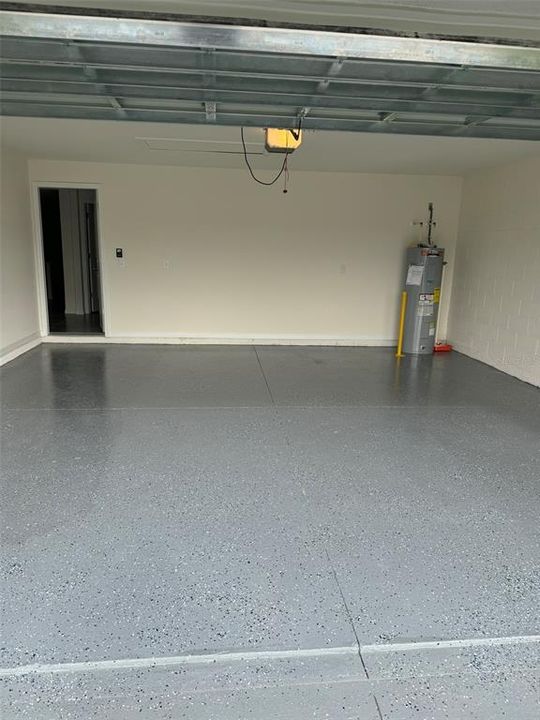 2 Car Garage with Epoxy Floors