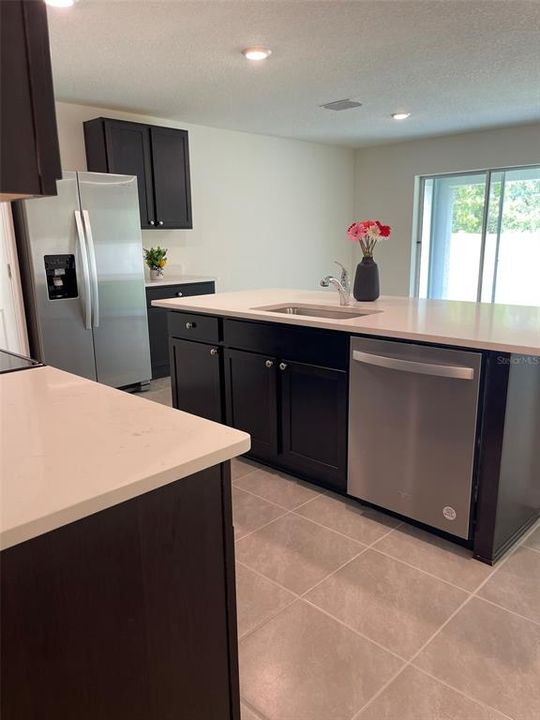 Kitchen with Quartz Countertops