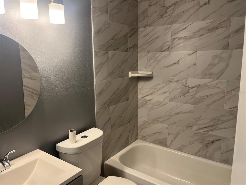 updated guest bathroom