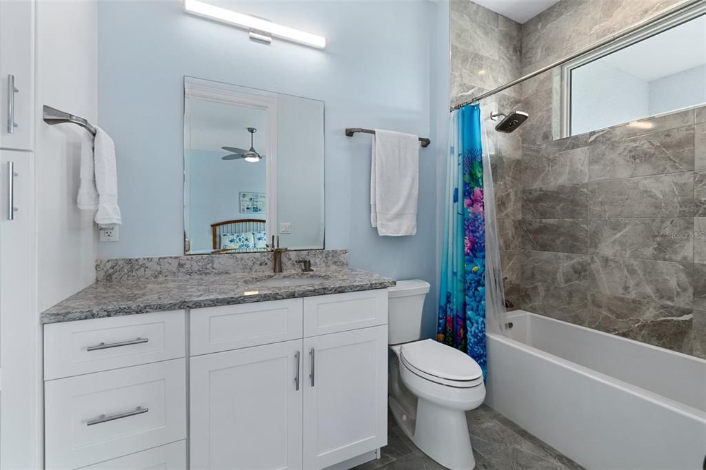 Bedroom 3 Ensuite Bathroom w/Quartz Vanity