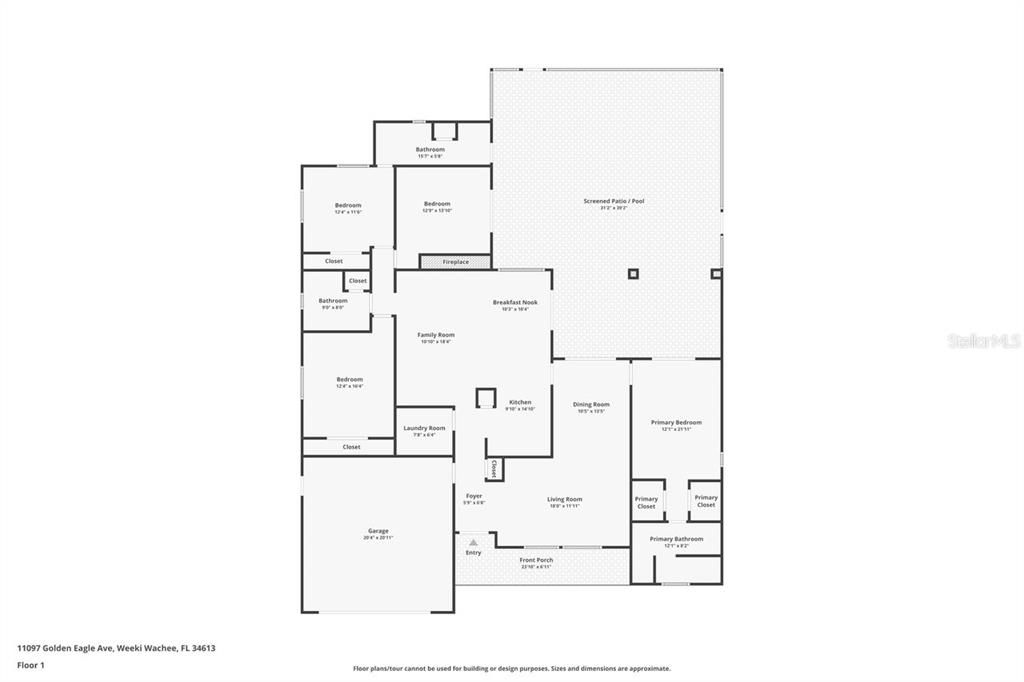 На продажу: $535,000 (4 спален, 3 ванн, 2190 Квадратных фут)