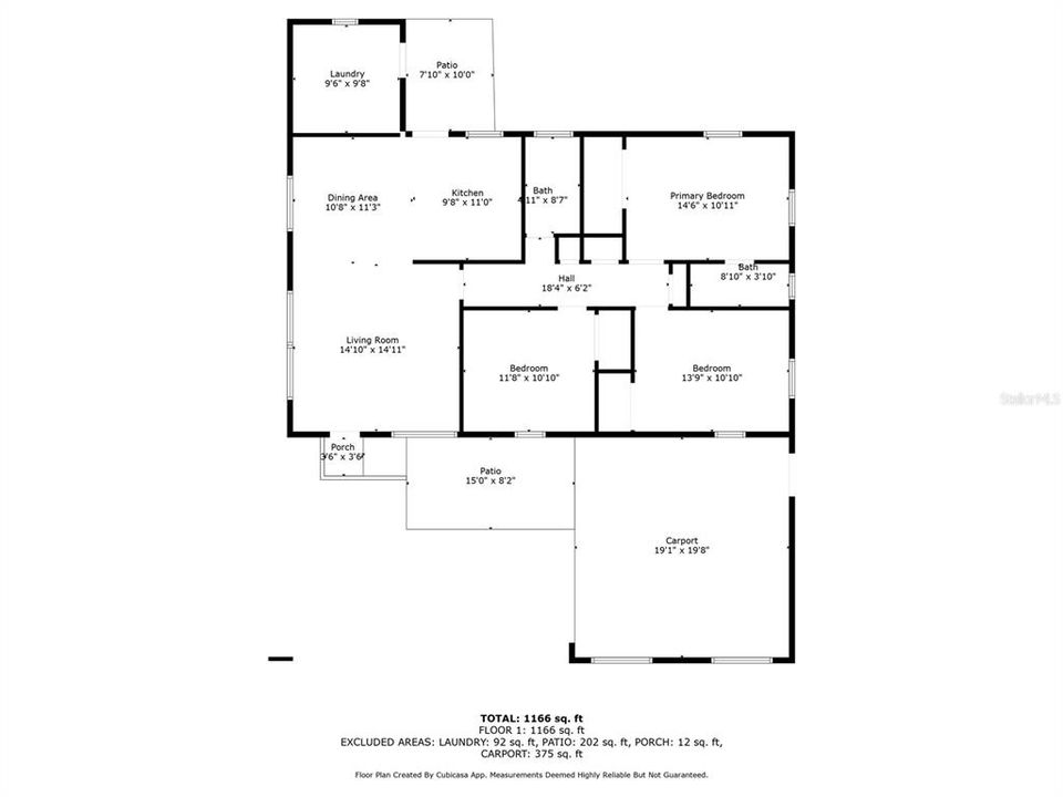 For Sale: $267,000 (3 beds, 2 baths, 1260 Square Feet)