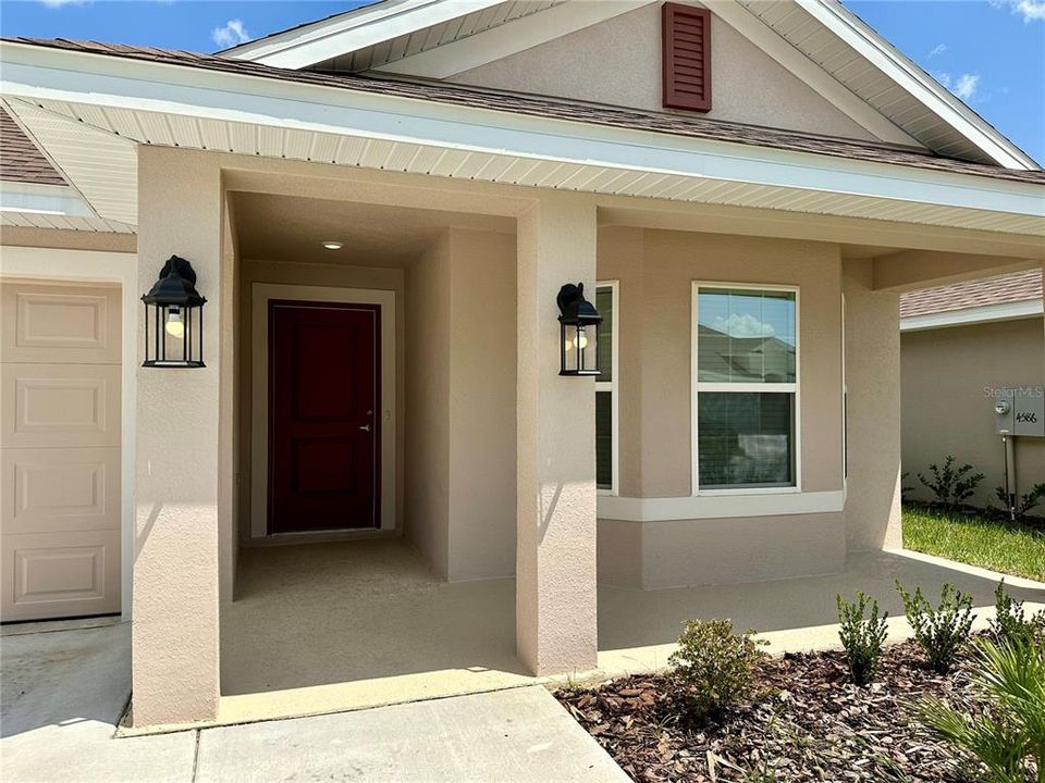 Front covered porch