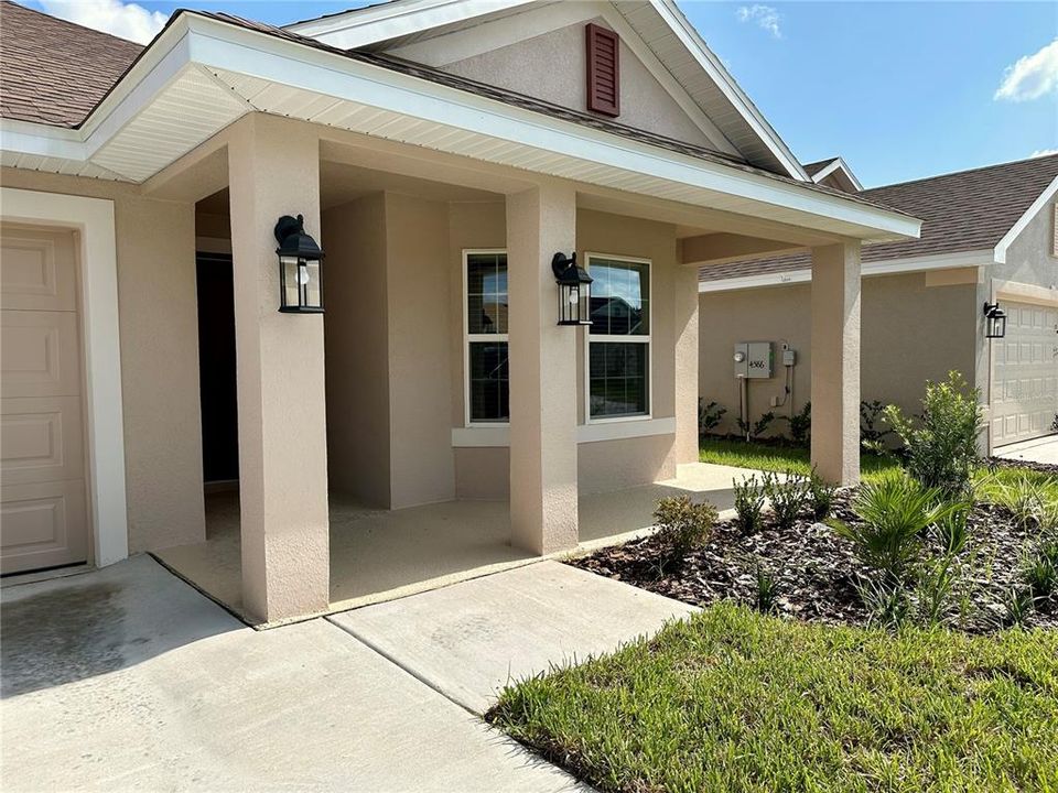 Covered front porch