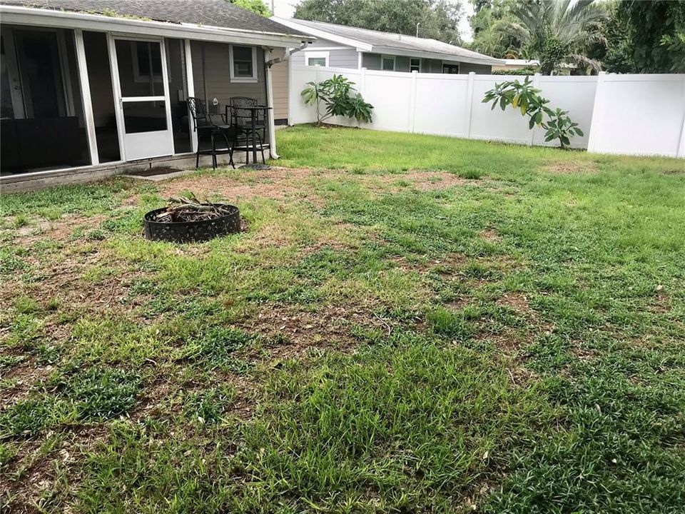 Room for a pool or space for the dogs to play.