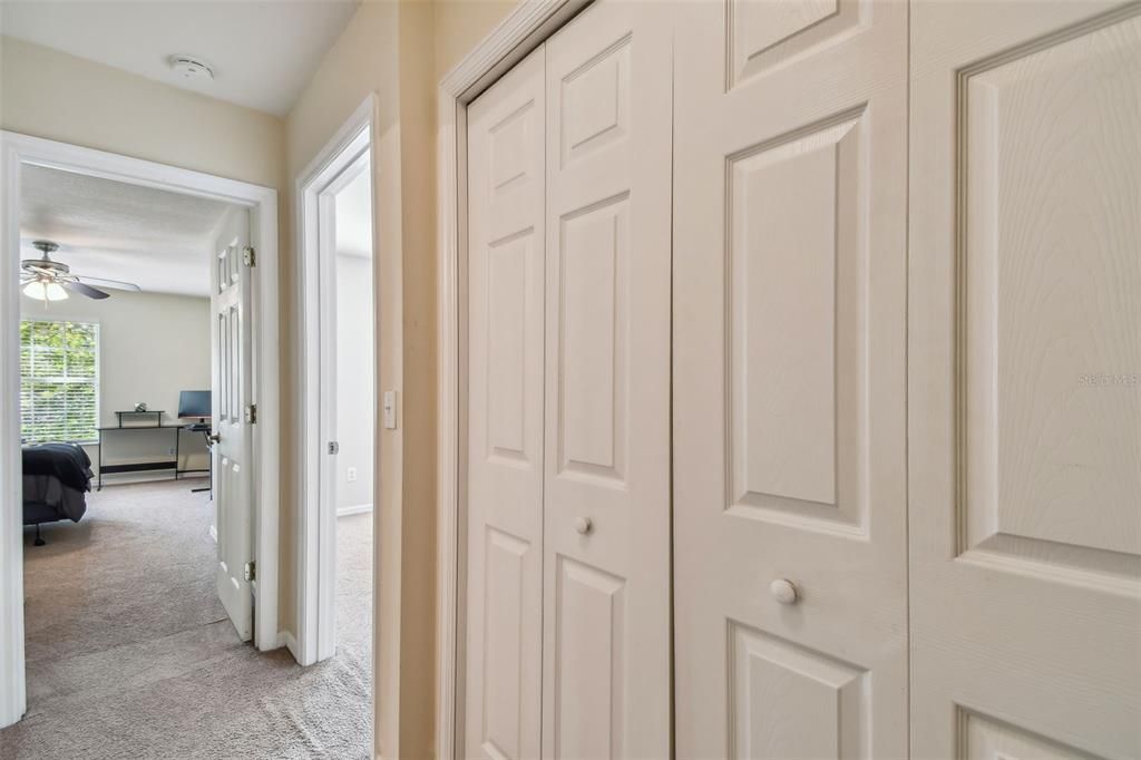 Upstairs Laundry Closet