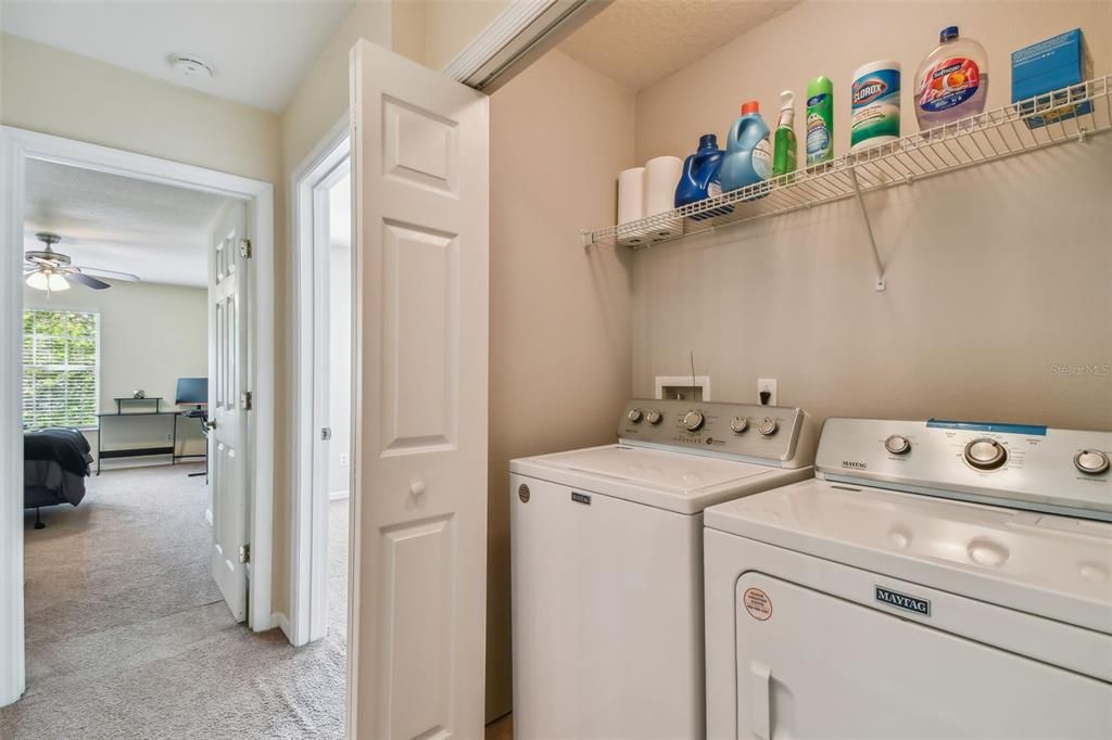 Upstairs Laundry Closet