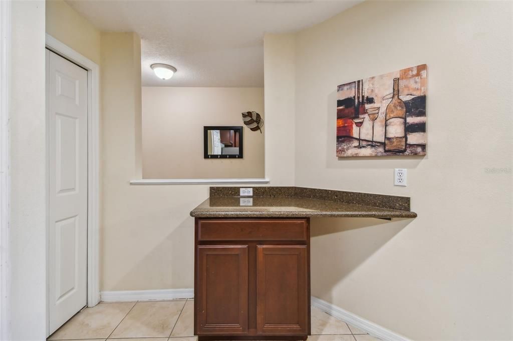 Workspace in Kitchen