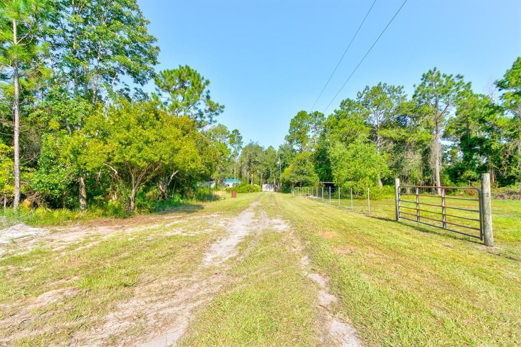 Entrance to property