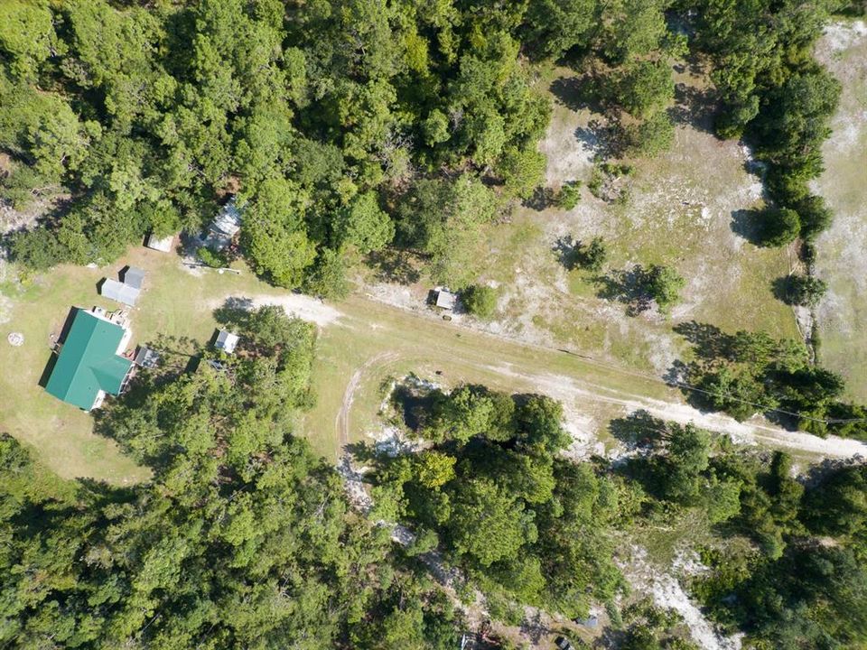 Aerial view of property