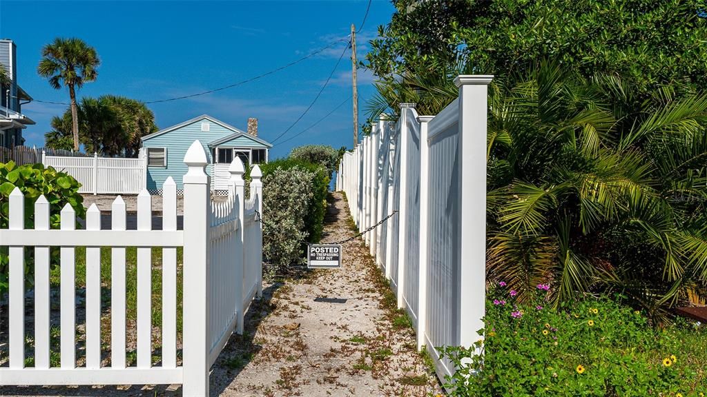 Access to deeded beach access.