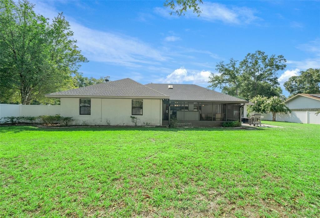 Large Fenced in Backyard