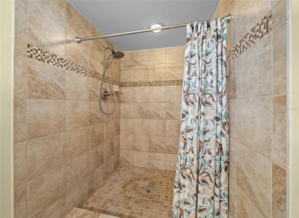 Stepdown Shower in Primary Bathroom